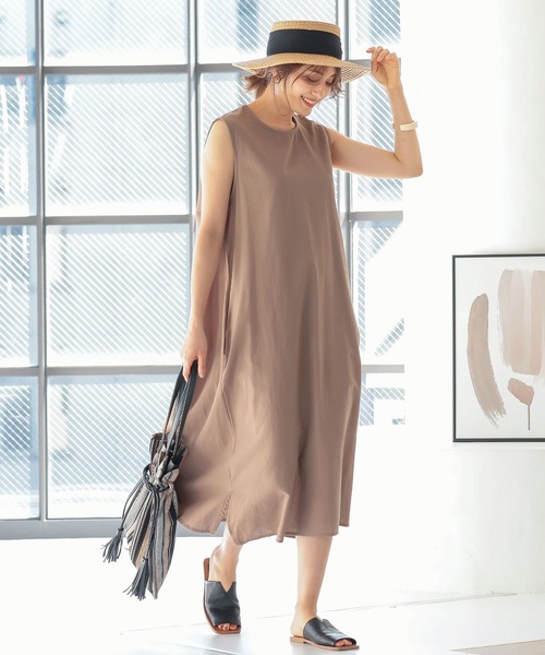 セール ノースリーブリネンワンピース ワンピース Kobe Lettuce コウベレタス のファッション通販 Zozotown
