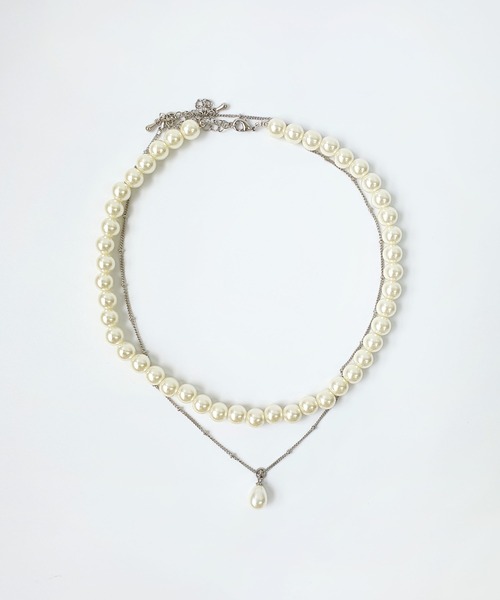 CEMONEMO（セモネモ）の「2連パールネックレス / ネックレス 2セット（ネックレス・レディース・シルバー/ゴールド・FREE）」の19枚目の写真