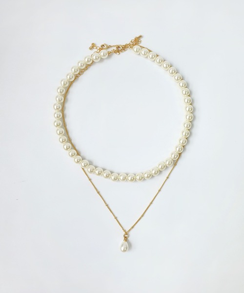 CEMONEMO（セモネモ）の「2連パールネックレス / ネックレス 2セット（ネックレス・レディース・シルバー/ゴールド・FREE）」の20枚目の写真