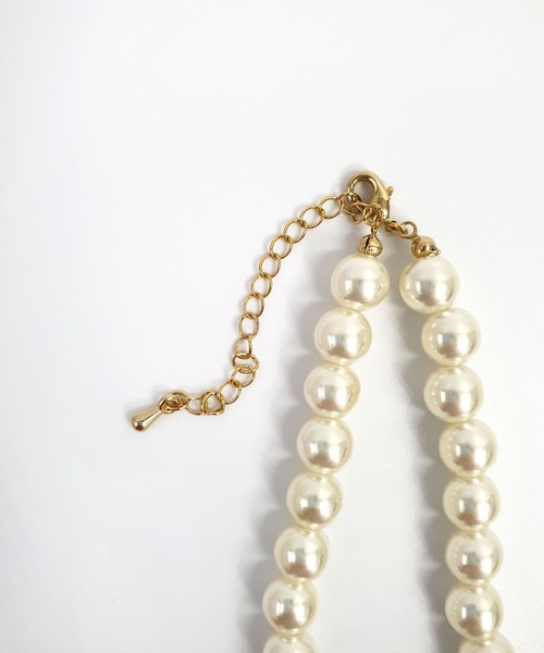 CEMONEMO（セモネモ）の「2連パールネックレス / ネックレス 2セット（ネックレス・レディース・シルバー/ゴールド・FREE）」の13枚目の写真