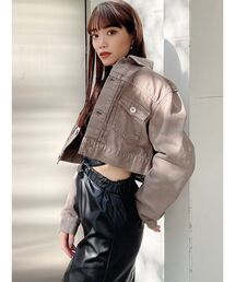 ショートタイトデニムGジャン