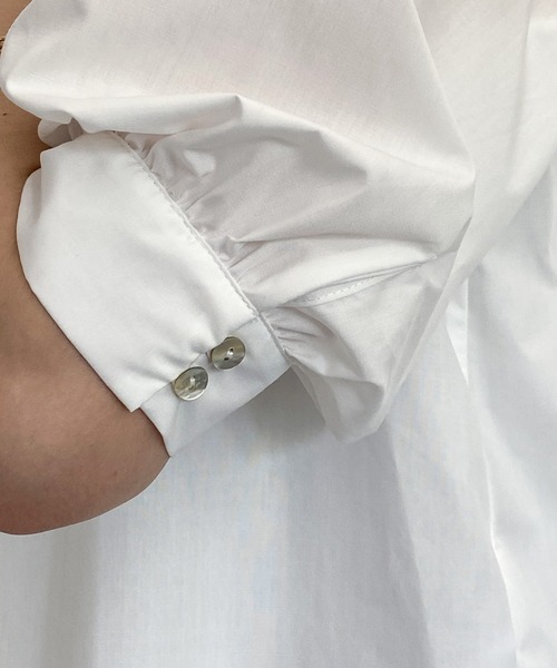 ottilie（オティーリエ）の「レース襟ブラウス（シャツ/ブラウス・レディース・オフホワイト/ブラック・FREE）」の13枚目の写真