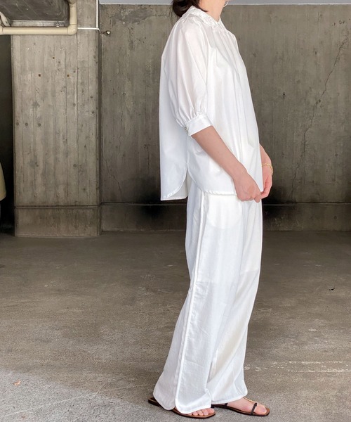 ottilie（オティーリエ）の「レース襟ブラウス（シャツ/ブラウス・レディース・オフホワイト/ブラック・FREE）」の18枚目の写真