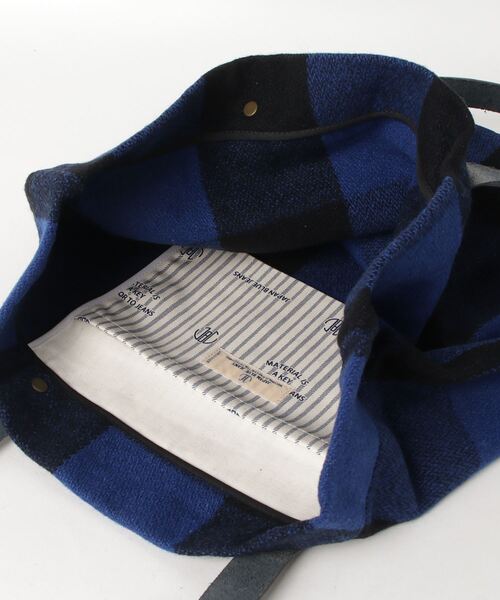 JAPAN BLUE JEANS(ジャパンブルージーンズ)の「メルトントートバッグ(トートバッグ・メンズ・チェック・FREE)」の11枚目の写真