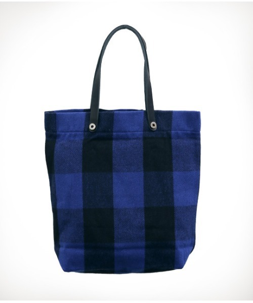 JAPAN BLUE JEANS(ジャパンブルージーンズ)の「メルトントートバッグ(トートバッグ・メンズ・チェック・FREE)」の2枚目の写真