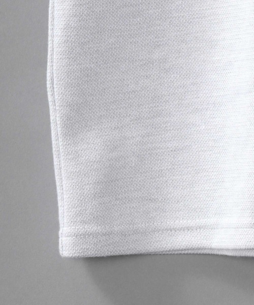 SITRY(シトリー)の「moss stitch double face BIG T/鹿の子編み Wフェイス ビッグTシャツ(Tシャツ/カットソー・メンズ・ホワイト/ブラック/ネイビー・M/L)」の7枚目の写真
