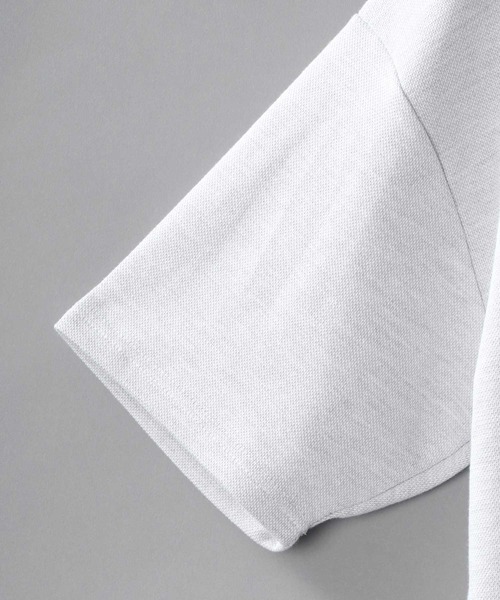 SITRY(シトリー)の「moss stitch double face BIG T/鹿の子編み Wフェイス ビッグTシャツ(Tシャツ/カットソー・メンズ・ホワイト/ブラック/ネイビー・M/L)」の8枚目の写真