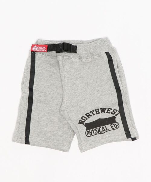 OFFICIAL TEAM(オフィシャルチーム)の「TOMPKINS LINE SWEAT SHORTS(その他パンツ・キッズ・グリーン/グレー/ブラック/ネイビー/レッド・100/130/140/90/120/110/80)」の2枚目の写真