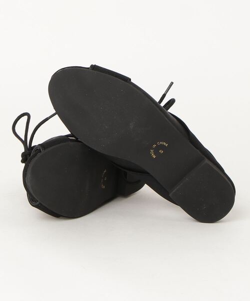 antiqua（アンティカ）の「【patterntorso】フラットサンダル（サンダル・レディース・ブラック・S）」の2枚目の写真