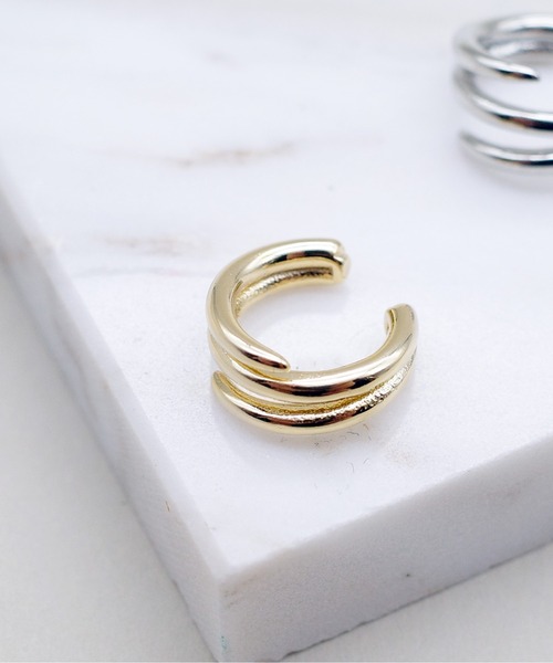 SIGNAL(シグナル)の「【SIGNAL/シグナル】ラインイヤーカフ(イヤーカフ・レディース・シルバー/ゴールド・FREE)」の2枚目の写真