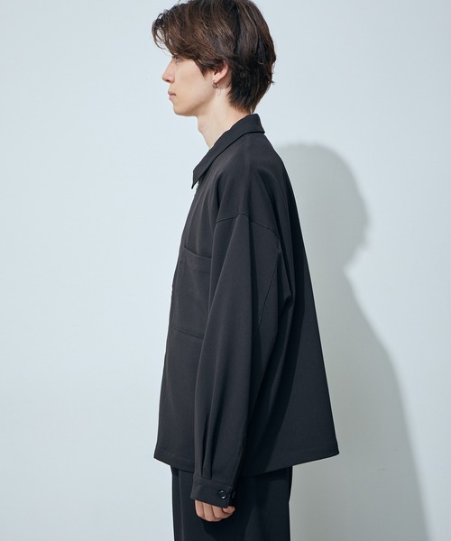 JUNRED（ジュンレッド）の「テクスチャーTRビッグジップブルゾン（ブルゾン・メンズ・ブラック/ライトグレー/ベージュ・S/M/L）」の22枚目の写真