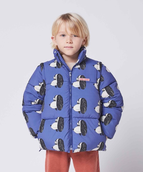 BOBO CHOSES（ボボショーズ）アウター 4Y-5Y【新品】 BOBO CHOSES（ボボ・ショーズ）／Multicolor Tiles reversible