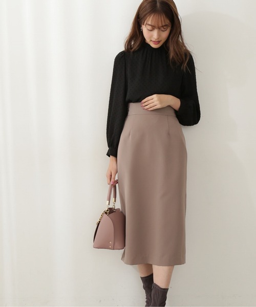 PROPORTION BODY DRESSING（プロポーションボディドレッシング）の「シャーリングネックドットブラウス / 1211210900（シャツ/ブラウス・レディース・ブラック/ホワイト系その他/グレー・SMALL/MEDIUM）」の12枚目の写真