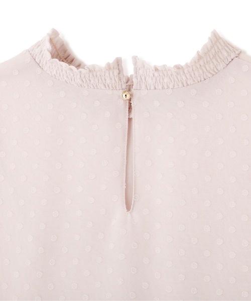 PROPORTION BODY DRESSING（プロポーションボディドレッシング）の「シャーリングネックドットブラウス / 1211210900（シャツ/ブラウス・レディース・ブラック/ホワイト系その他/グレー・SMALL/MEDIUM）」の21枚目の写真