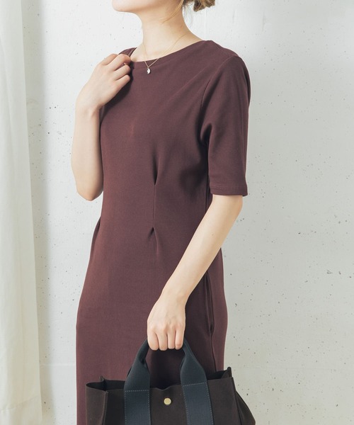 URBAN RESEARCH ROSSO(アーバンリサーチロッソ)の「前後2WAYカットワンピース(ワンピース・レディース・ブラック/ブルー系その他/パープル系その他・FREE)」の4枚目の写真