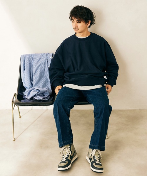 JOURNAL STANDARD relume（ジャーナルスタンダード　レリューム）の「＜Relume Jeans＞ベイカースラックスパンツ（デニムパンツ・メンズ・ブラック/ダークインディゴブルー/ライトインディゴブルー・1/2）」の14枚目の写真