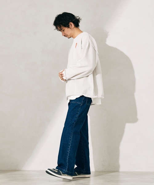 JOURNAL STANDARD relume（ジャーナルスタンダード　レリューム）の「＜Relume Jeans＞ベイカースラックスパンツ（デニムパンツ・メンズ・ブラック/ダークインディゴブルー/ライトインディゴブルー・1/2）」の11枚目の写真