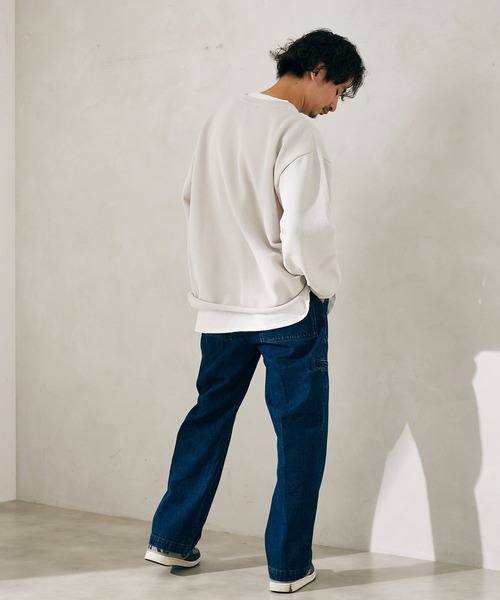JOURNAL STANDARD relume（ジャーナルスタンダード　レリューム）の「＜Relume Jeans＞ベイカースラックスパンツ（デニムパンツ・メンズ・ブラック/ダークインディゴブルー/ライトインディゴブルー・1/2）」の17枚目の写真