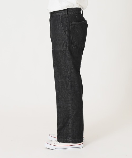 JOURNAL STANDARD relume（ジャーナルスタンダード　レリューム）の「＜Relume Jeans＞ベイカースラックスパンツ（デニムパンツ・メンズ・ブラック/ダークインディゴブルー/ライトインディゴブルー・1/2）」の5枚目の写真