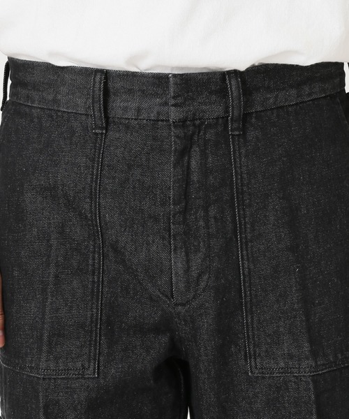 JOURNAL STANDARD relume（ジャーナルスタンダード　レリューム）の「＜Relume Jeans＞ベイカースラックスパンツ（デニムパンツ・メンズ・ブラック/ダークインディゴブルー/ライトインディゴブルー・1/2）」の9枚目の写真