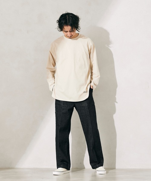 JOURNAL STANDARD relume（ジャーナルスタンダード　レリューム）の「＜Relume Jeans＞ベイカースラックスパンツ（デニムパンツ・メンズ・ブラック/ダークインディゴブルー/ライトインディゴブルー・1/2）」の19枚目の写真