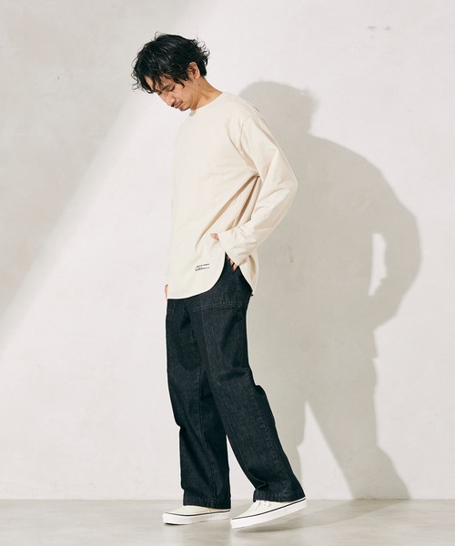 JOURNAL STANDARD relume（ジャーナルスタンダード　レリューム）の「＜Relume Jeans＞ベイカースラックスパンツ（デニムパンツ・メンズ・ブラック/ダークインディゴブルー/ライトインディゴブルー・1/2）」の13枚目の写真