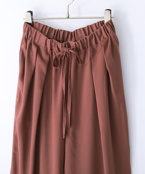 n'OrLABEL（ノアールレーベル）の「【廃盤】『リブスリットジョガーパンツ』（その他パンツ・レディース・グレイッシュブルー/ブラック/グレイッシュベージュ/テラコッタ・1/2）」の12枚目の写真