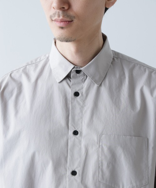 NANO universe(ナノユニバース)の「【WEB限定】コットンリラックスフィットシャツ (シャツ/ブラウス・メンズ・ホワイト/ベージュ/ライトグレー・マルチサイズ)」の18枚目の写真