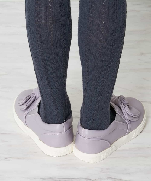 a.v.v（アーヴェヴェ）の「[KIDS]リボンスニーカー[WEB限定サイズ]（スニーカー・キッズ・ライトパープル/ミント・23/18/21/22/19/20）」の11枚目の写真