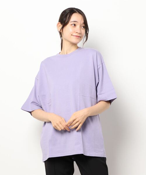 SIDEWAY STANCE(サイドウェイスタンス)の「【SIDEWAY STANCE】ミドルウェイト 無地 半袖 Tシャツ(Tシャツ/カットソー・メンズ・ホワイト/ブラック/パープル/モスグリーン/グレイッシュベージュ/チャコール/オリーブ/イエロー/ネイビー/キャメル/スモークピンク/セージグリーン/杢グレー/グリーン・MEDIUM/LARGE/X-LARGE)」の22枚目の写真