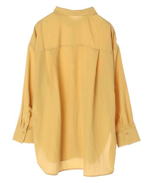 Green　Parks（グリーンパークス）の「さっと羽織りシャツ＊（シャツ/ブラウス・レディース・チャコールグレー/イエロー/グレイッシュベージュ・FREE）」の21枚目の写真