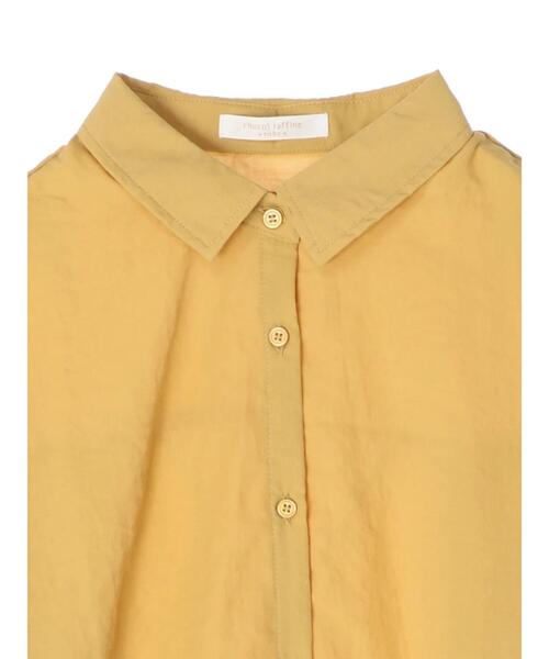 Green　Parks（グリーンパークス）の「さっと羽織りシャツ＊（シャツ/ブラウス・レディース・チャコールグレー/イエロー/グレイッシュベージュ・FREE）」の22枚目の写真