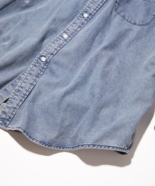 NAUTICA（ノーティカ）の「NAUTICA/ノーティカ Regular Denim BD Shirts “Sail”（シャツ/ブラウス・メンズ・ネイビー・MEDIUM/LARGE/X-LARGE/XX-LARGE）」の4枚目の写真