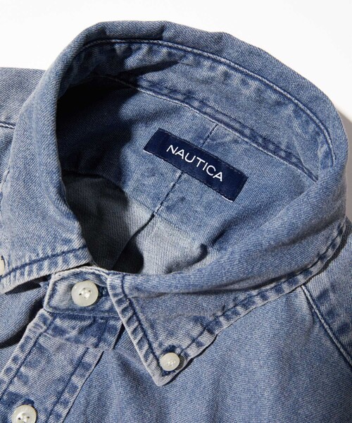 NAUTICA（ノーティカ）の「NAUTICA/ノーティカ Regular Denim BD Shirts “Sail”（シャツ/ブラウス・メンズ・ネイビー・MEDIUM/LARGE/X-LARGE/XX-LARGE）」の7枚目の写真