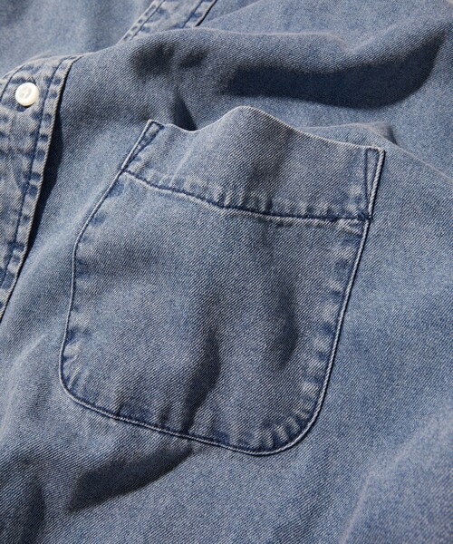 NAUTICA（ノーティカ）の「NAUTICA/ノーティカ Regular Denim BD Shirts “Sail”（シャツ/ブラウス・メンズ・ネイビー・MEDIUM/LARGE/X-LARGE/XX-LARGE）」の9枚目の写真