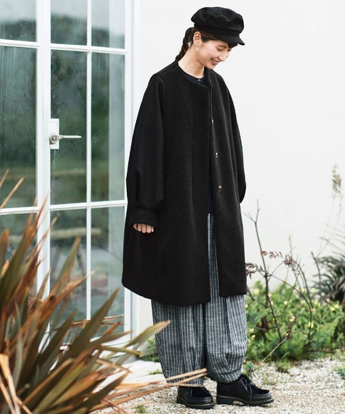 Sunny clouds（サニークラウズ）の「ＳＵＮＮＹ　ＣＬＯＵＤＳ　コンビボアコート〈レディース〉（その他アウター・レディース・ブラック・MEDIUM/LARGE/X-LARGE/XX-LARGE/NM）」の3枚目の写真