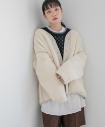 LOWRYS FARM | パイピングボアジャケット　214890(ブルゾン)