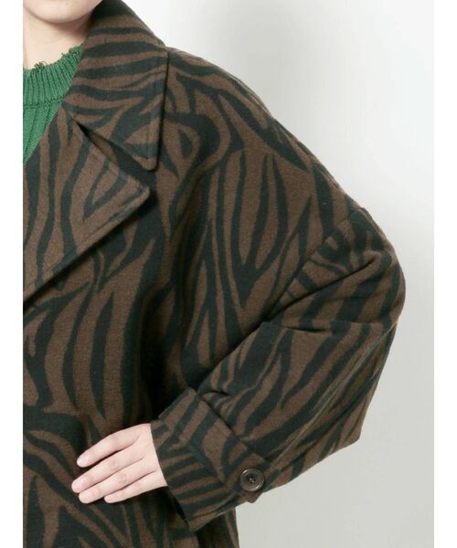 EMODA（エモダ）の「ワイドカラーロングコート（チェスターコート・レディース・ブラック/グレー/グリーン/その他・FREE）」の20枚目の写真