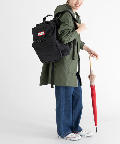 HUNTER（ハンター）の「HUNTER　PIONEER TOPCLIP BACKPACK（バックパック/リュック・レディース・ブラック/オリーブ・ONE）」の7枚目の写真