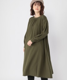 studio CLIP | ダブルフロントVネックフレアワンピース(ワンピース)