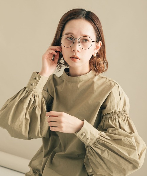 SMELLY(スメリー)の「ダテメガネA(メガネ・レディース・ブラック/シルバー・-)」の9枚目の写真