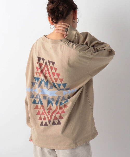 PENDLETONペンドルトンフロントプリント ロングスリーブ ティ