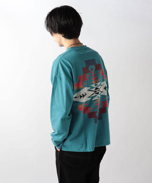 PENDLETON(ペンドルトン)の「【WEB限定】【PENDLETON/ペンドルトン】バックプリントロングスリーブティー ロンT(Tシャツ/カットソー・メンズ・ブラック/オフホワイト/ベージュ/ターコイズブルー/グレー/レッド・MEDIUM/LARGE)」の19枚目の写真