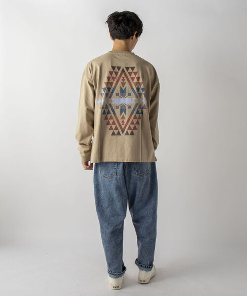 PENDLETONペンドルトンフロントプリント ロングスリーブ ティ