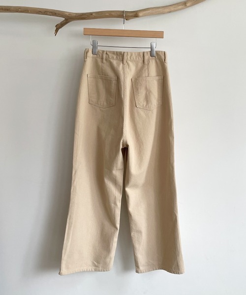 CANAL JEAN（キャナルジーン）の「El mar(エルマール) コットンツイルワイドパンツ（その他パンツ・レディース・ベージュ・ONE SIZE）」の8枚目の写真