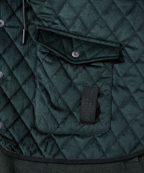 C DIEM(カルペディエム)の「C DIEM(カルペディエム) QUILTING MOUNTIAN PARKA マウンテンパーカー(MSO-21017)(ステンカラーコート・メンズ・ブラック・SMALL/MEDIUM/LARGE)」の9枚目の写真