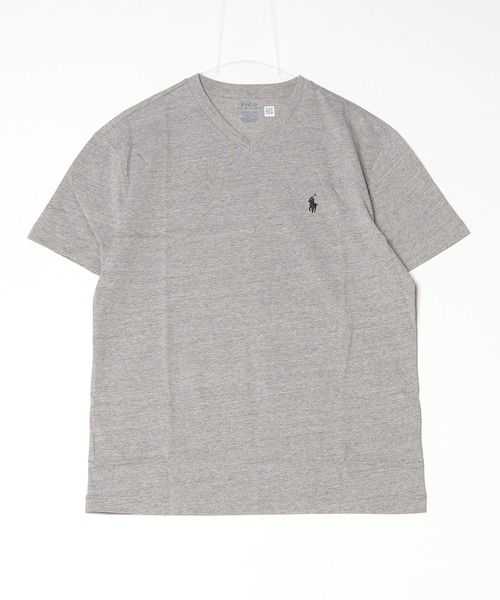 POLO RALPH LAUREN(ポロ ラルフ ローレン)の「クラシック フィット ジャージー Vネック Tシャツ(Tシャツ/カットソー・メンズ・グレー系・L/M/XXL/XL/XS/S)」の6枚目の写真