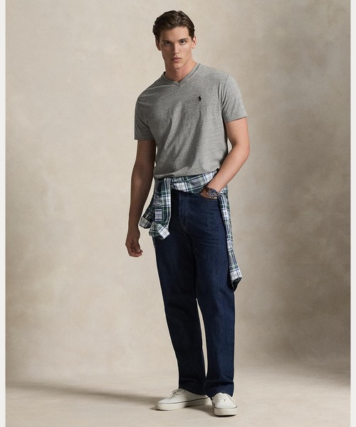 POLO RALPH LAUREN(ポロ ラルフ ローレン)の「クラシック フィット ジャージー Vネック Tシャツ(Tシャツ/カットソー・メンズ・グレー系・L/M/XXL/XL/XS/S)」の8枚目の写真