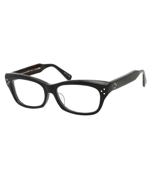 KATHARINE HAMNETT LONDON （キャサリンハムネットロンドン）の「金治郎 COLLABO メガネ 1 / サングラス（メガネ・メンズ・ブラック/ブラウン・FREE）」の2枚目の写真