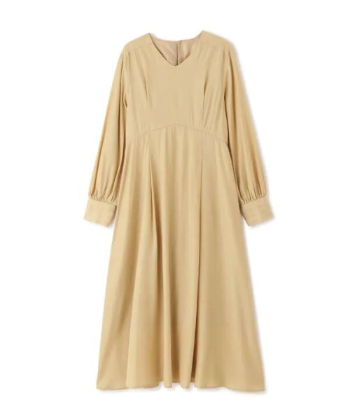 N.（N. Natural Beauty Basic）（エヌエヌナチュラルビューティーベーシック）の「配色ステッチハイウエストワンピース（ワンピース・レディース・カーキ/イエロー/ブラック・MEDIUM）」の10枚目の写真